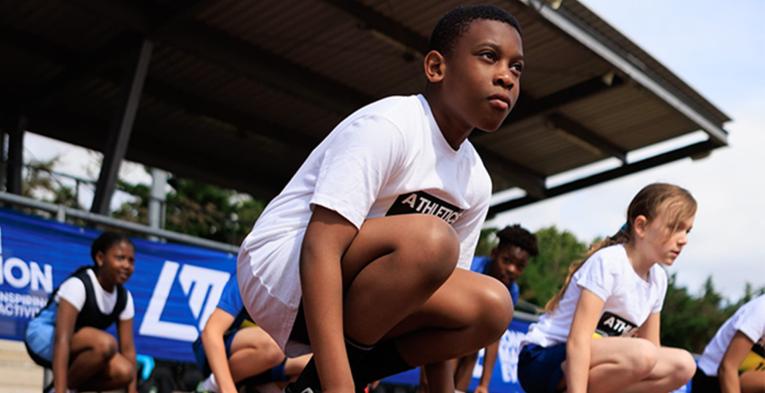 Children from north London schools enjoy range of track and field activities