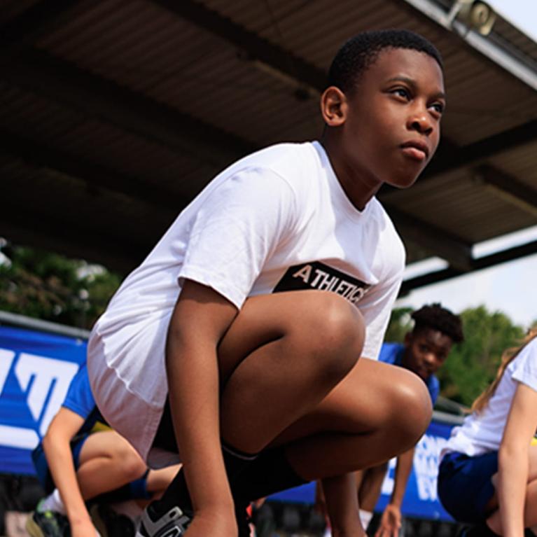 Children from north London schools enjoy range of track and field activities